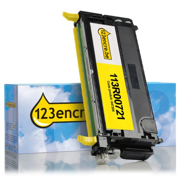 Xerox 113R00721 toner (marque 123encre) - jaune 113R00721C 047205 - 1