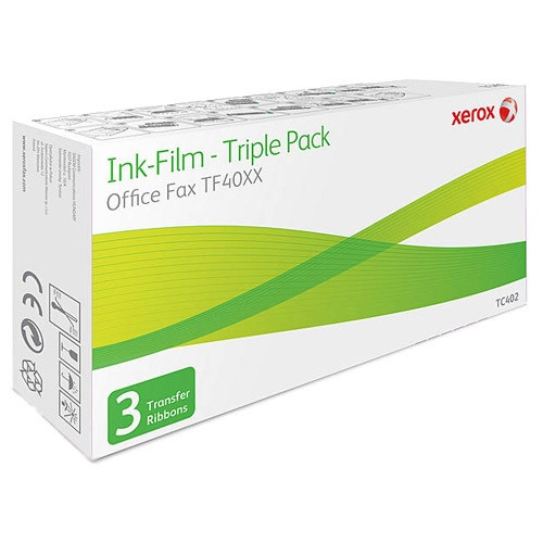 Xerox TC402 rouleau pour fax noir multipack 3 pièces (d'origine) 253199421 041888 - 1