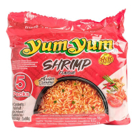 Yum Yum soupe de nouilles crevettes (paquet de 5)