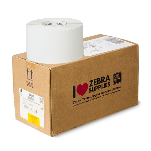 Zebra 8000T étiquettes All-Temp (66088) 102 x 152 mm (4 rouleaux) 66088 141407 - 1