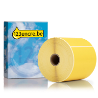 Zebra Marque 123encre remplace étiquettes Zebra Z-Select 2000D (800264-605) 102 x 152 mm (1 rouleau) - jaune 800264-605C 145167
