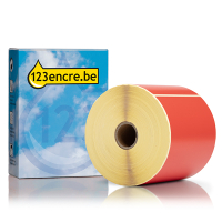 Zebra Marque 123encre remplace étiquettes Zebra Z-Select 2000D (800264-605) 102 x 152 mm (1 rouleau) - rouge 800264-605C 145166