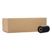 Zebra Marque 123encre remplace Zebra 2300 ruban de cire (02300BK11030) 110 mm x 300 m (15 rubans) 02300BK11030C 144571