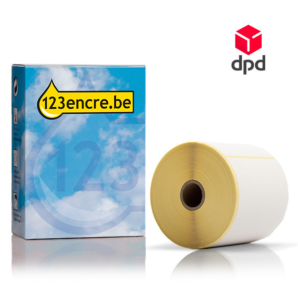 Marque 123encre remplace Zebra Z-Perform 1000D étiquettes DPD (800284-605) 102 x 152 mm (1 rouleau) 653424 - 1
