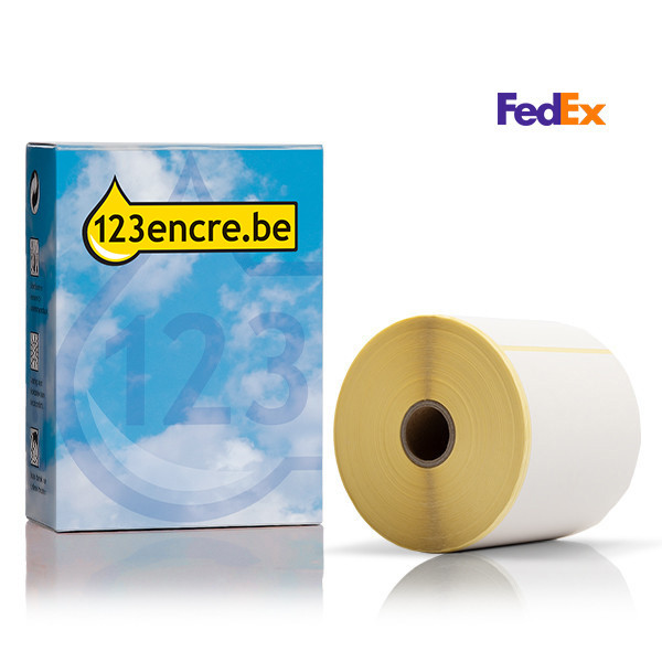 Marque 123encre remplace Zebra Z-Perform 1000D étiquettes FedEx (800284-605) 102 x 152 mm (1 rouleau) 653304 - 1
