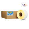 Marque 123encre remplace Zebra Z-Perform 1000D étiquettes FedEx (87809) 102 x 152 mm (4 rouleaux) 653302 - 1
