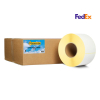 Marque 123encre remplace Zebra Z-Perform 1000D étiquettes FedEx (87809) 102 x 152 mm (4 rouleaux) 653302 - 1