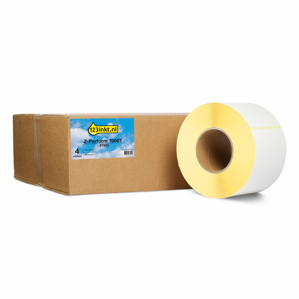 Marque 123encre remplace Zebra Z-Perform 1000T étiquette (87985) 102 x 152 mm (4 rouleaux) 141553 - 1