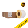 Offre : 5x Marque 123encre remplace Zebra Z-Perform 1000D étiquettes d'expédition UPS (3006306-T) 100 x 150 mm (4 rouleaux) 653176 - 1