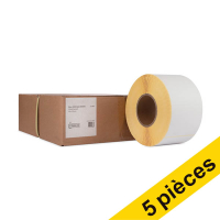 Offre : 5x marque 123encre remplace Zebra Z-Perform 1000D étiquettes (3005093) 100 x 210 mm (4 rouleaux) 650877