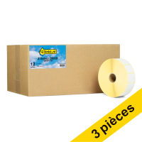 Zebra Offre : 3x Zebra Z-Select 2000D étiquettes (800261-105) 32 x 25 mm (12 rouleaux) marque 123encre 800261-105C 650723