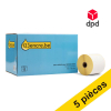 Offre : 5x Marque 123encre remplace Zebra Z-Perform 1000D étiquettes DPD (800284-605) 102 x 152 mm (12 rouleaux) 653426 - 1