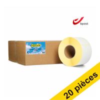 Offre : 5x Marque 123encre remplace Zebra Z-Perform 1000T étiquettes Bpost (87985) 102 x 152 mm (4 rouleaux) 653370