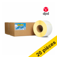 Offre : 5x Marque 123encre remplace Zebra Z-Perform 1000T étiquettes DPD (87985) 102 x 152 mm (4 rouleaux) 653430