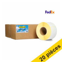 Offre : 5x Marque 123encre remplace Zebra Z-Perform 1000T étiquettes FedEx (87985) 102 x 152 mm (4 rouleaux) 653310