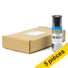 Offre : 5x Zebra 2300 ruban de cire (02300GS11007) 110 mm x 74 m (5 rubans) marque 123encre