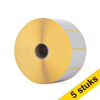 Offre : 5x Zebra Z-Select 2000D étiquettes amovibles (800262-127) 57 x 32 mm (1 rouleau) marque 123encre 650716