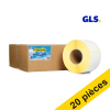 Offre : 5x marque 123encre remplace Zebra Z-Perform 1000D étiquettes GLS (3007096-T) 102 x 152 mm (4 rouleaux) 653251 - 1