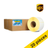 Offre : 5x marque 123encre remplace Zebra Z-Perform 1000D étiquettes UPS (3007096-T) 102 x 152 mm (4 rouleaux) 653191 - 1