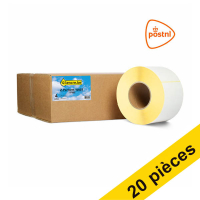 Offre : 5x marque 123encre remplace Zebra Z-Perform 1000T étiquettes PostNL (87985) 102 x 152 mm (4 rouleaux) 653130