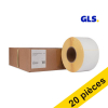 Offre : 5x marque 123encre remplace Zebra Z-Select 2000D étiquettes GLS (800740-605) 102 x 152 mm (4 rouleaux) 653252 - 1