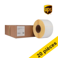 Offre : 5x marque 123encre remplace Zebra Z-Select 2000D étiquettes UPS (800740-605) 102 x 152 mm (4 rouleaux) 653192