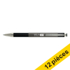 Offre : 12x Zebra F-301A stylo à bille - gris 423808 - 1
