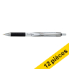 Offre : 12x Zebra Z-Grip Flight stylo à bille - noir