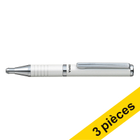 Zebra Pen Offre : 3x Zebra SL-F1 stylo à bille - blanc  423803