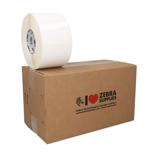 Zebra PolyE 3100T étiquettes brillantes (3011703) 102 x 76 mm (4 rouleaux) 141515 - 1