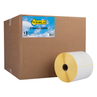 Zebra Z-Select 2000D étiquettes (800264-505) 102 x 127 mm (12 rouleaux) marque 123encre