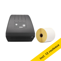 Zebra ZD220d imprimante d'étiquettes thermique directe avec USB + 12 rouleaux 832933