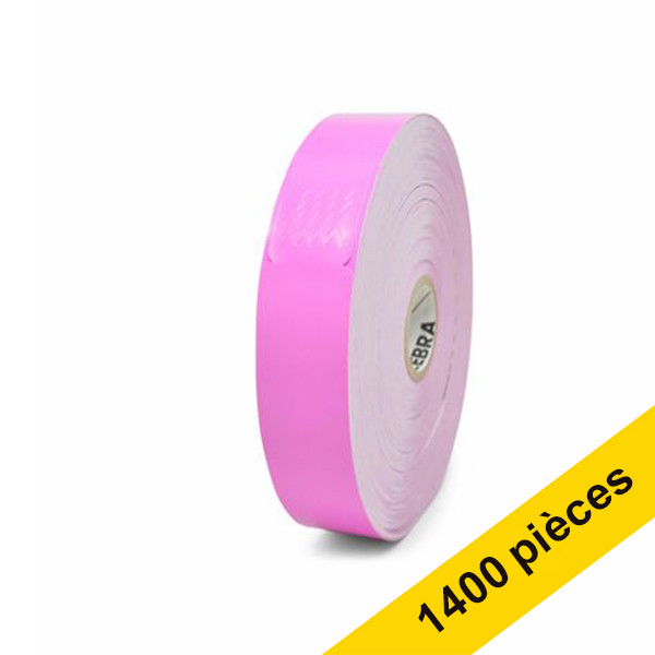 Zebra bracelets Z-Band Fun (10012712-5) - rose 25 mm x 254 mm (4 x 350 pièces) 10012712-5 141276 - 1