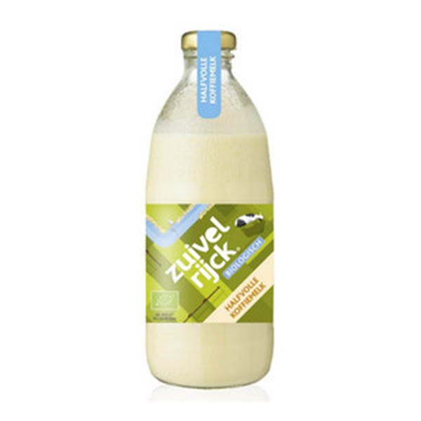 Zuivelrijck lait demi-écréme biologique en bouteille (15 x 200 grammes) 422859 - 1