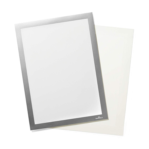 durable Duraframe GRIP cadre d'affichage A4 - argent 496823 310212 - 1
