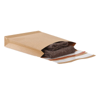 e-Green pochette à fond plat 229 x 162 x 40 autocollant (250 pièces) - brun 69112 209418