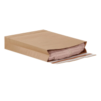 e-Green pochette à fond plat 400 x 500 x 100 autocollant (100 pièces) - brun 69116 209420