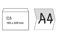 C5 (plusieurs feuilles A4 pliées 1 fois)