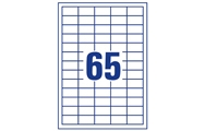 65 par feuille (38 x 21,2 mm)