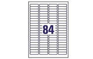 84 par feuille (46 x 11,1 mm)