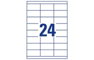 24 par feuille (70 x 33,8 mm)