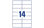 14 par feuille (105 x 42,4 mm)