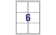 6 par feuille (99,1 x 93,1 mm)