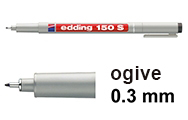 0,3 mm (Edding 150S)