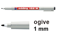 1 mm (Edding 152M)