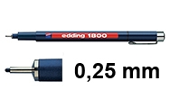 Edding 1800 (0,25 mm)