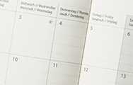 Agendas mensuels