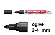 2-4 mm (Edding 8750)