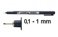 Edding 1880 (0,1 - 1 mm)