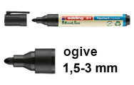 1,5 - 3 mm (Edding 31)